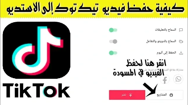 تنزيل فيديو من التيك توك بدون علامة مائية