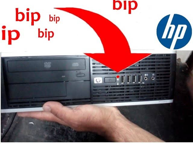 مشكلة صفارة الكمبيوتر HP