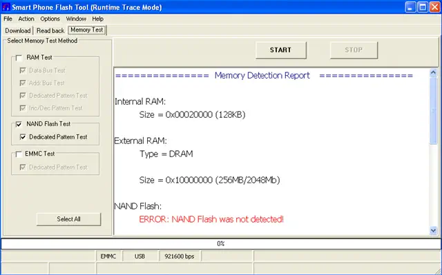 حل مشكلة Error Nand Flash Was Not Detected